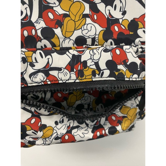 NWT Disney Mickey Mouse Backpack All Over Print Nylon Zip Unisex Adult Kids main image 4